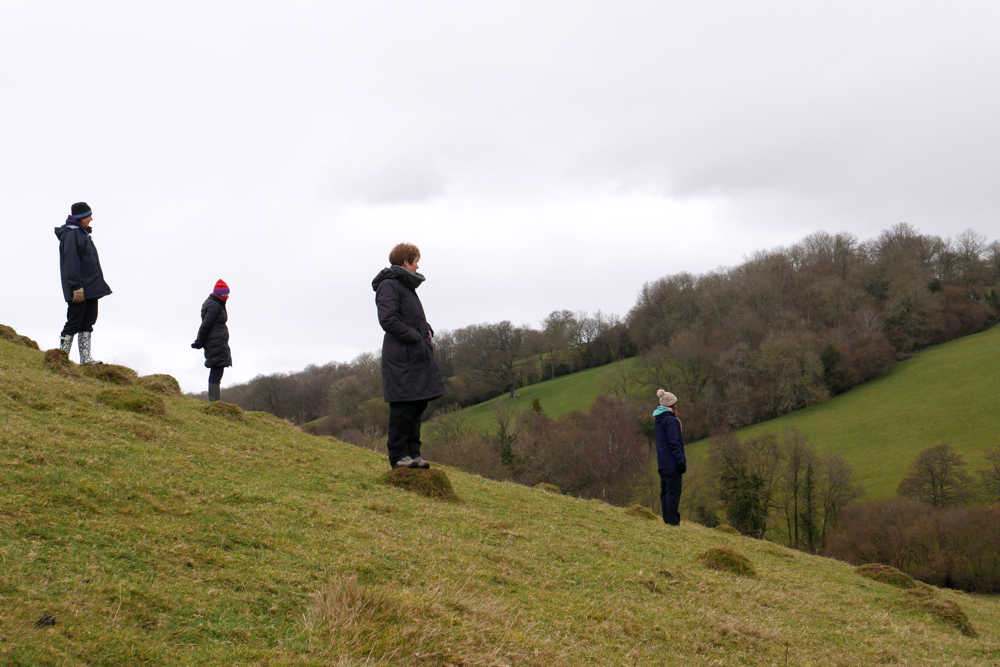 standing on mole hills